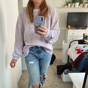 Oversized Lavender Madewell Sweater
